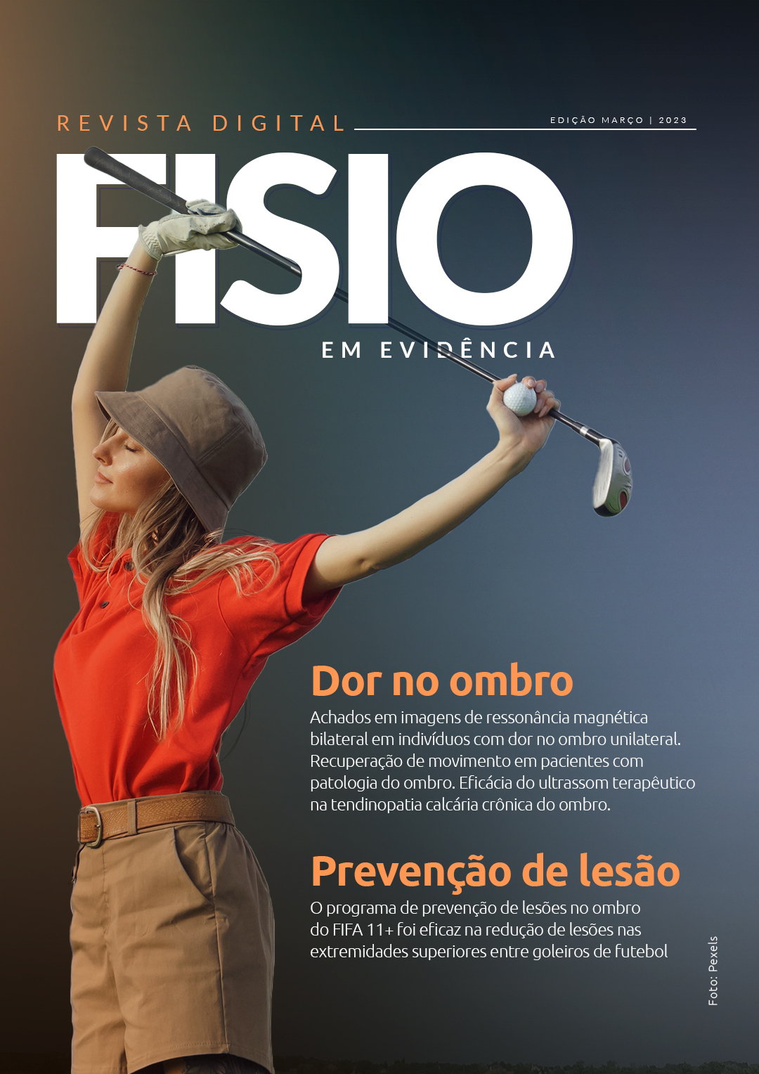 Capa da edição 5 da Revista Fisio em Evidência