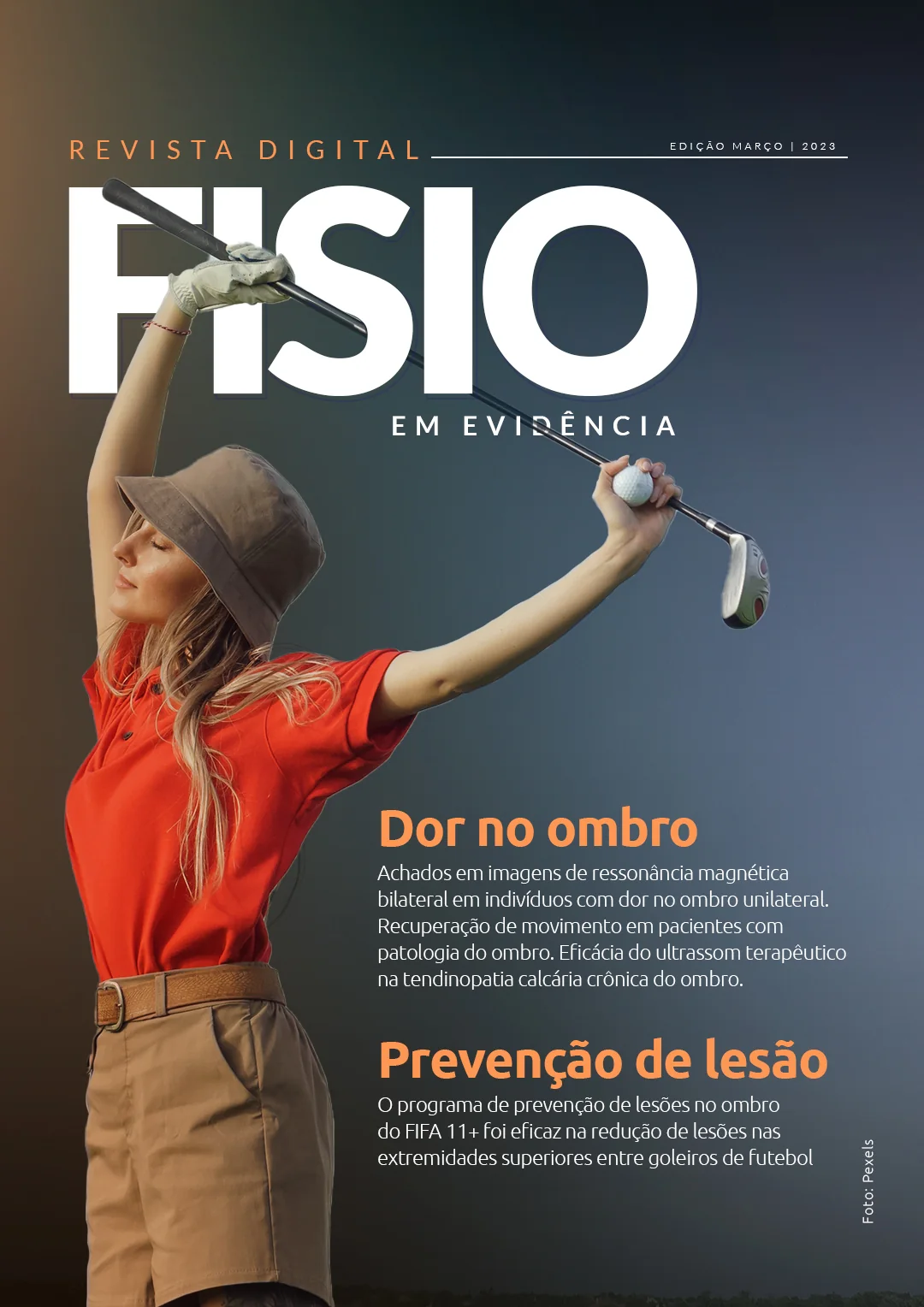 Capa da edição 5 da Revista Fisio em Evidência