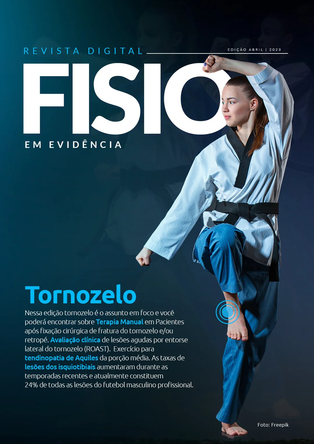 Capa da edição 7 da Revista Fisio em Evidência