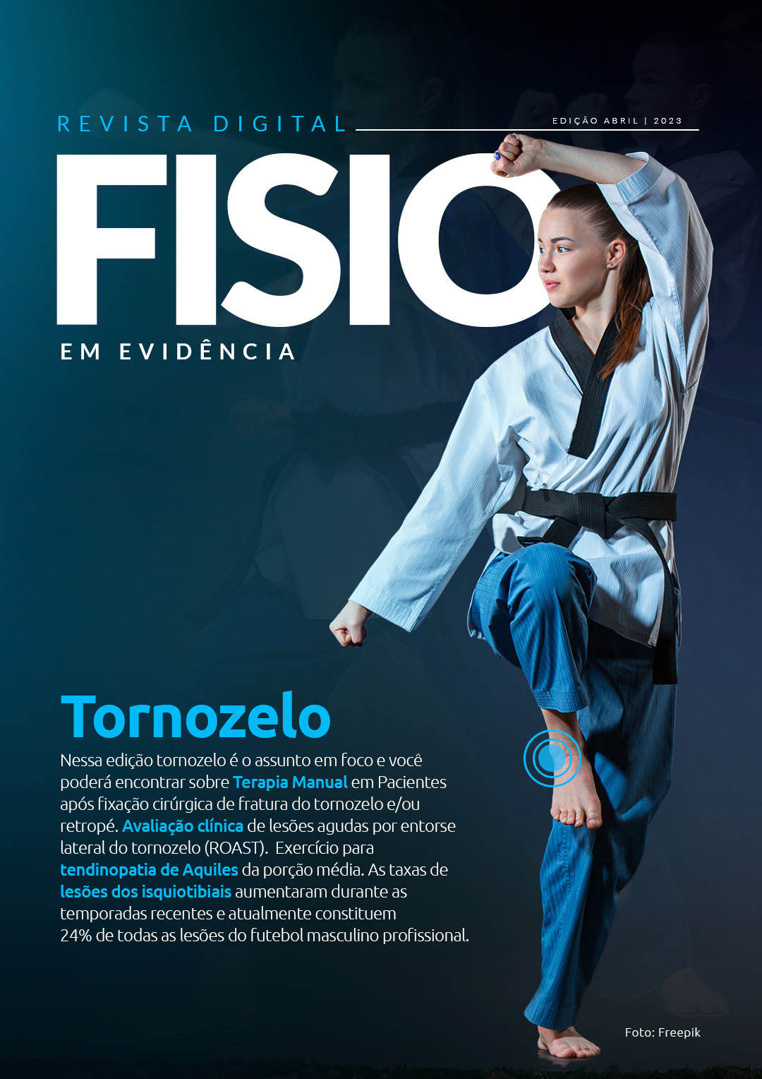 Capa da edição 7 da Revista Fisio em Evidência