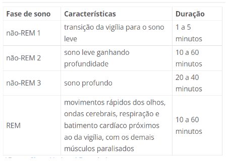 Figura 12. Faseados sono. Fonte: https://institutodosono.com/artigos-noticias/fases-de-sono-veja-quais-sao-e-entenda-a-importancia/